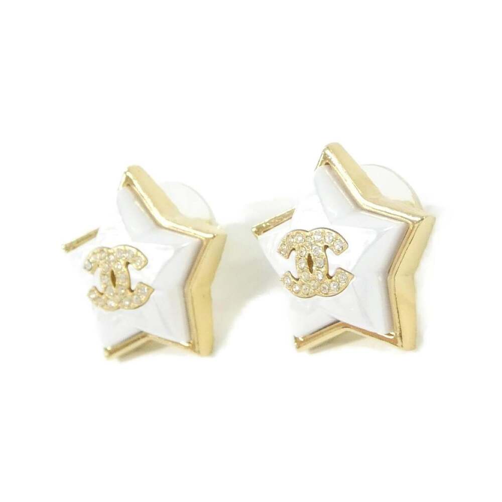 Chanel Earrings Gold-Tone Metal #247060C12B - Picture 2 of 3